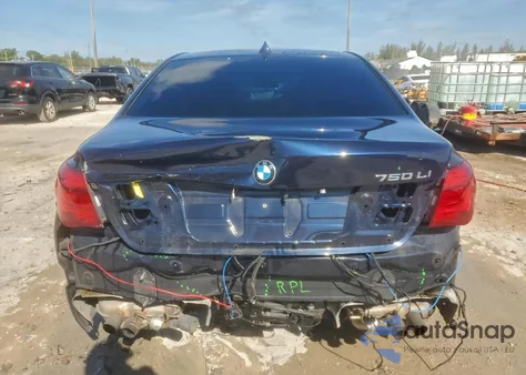 2015 BMW 750 Li from USA, damaged, VIN WBAYE8C54FD782327